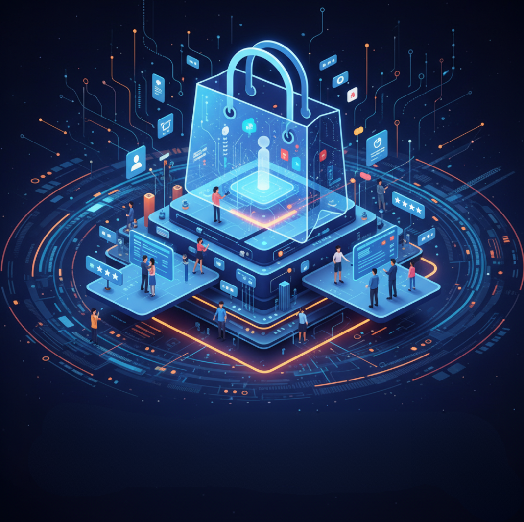 E-commerce Design Illustration