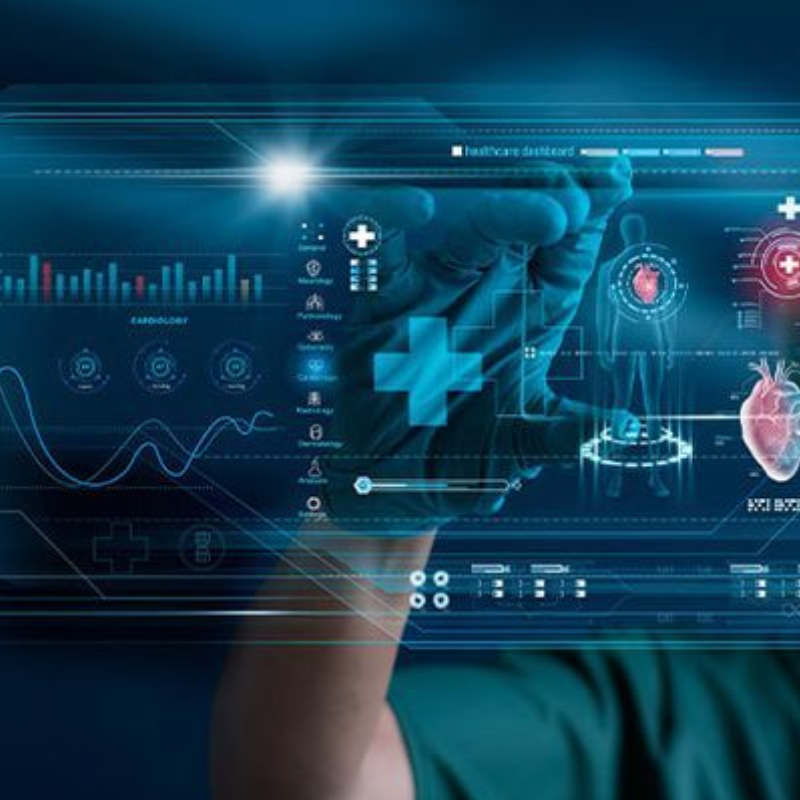 A female 3D cartoon holding a wrapped gift box