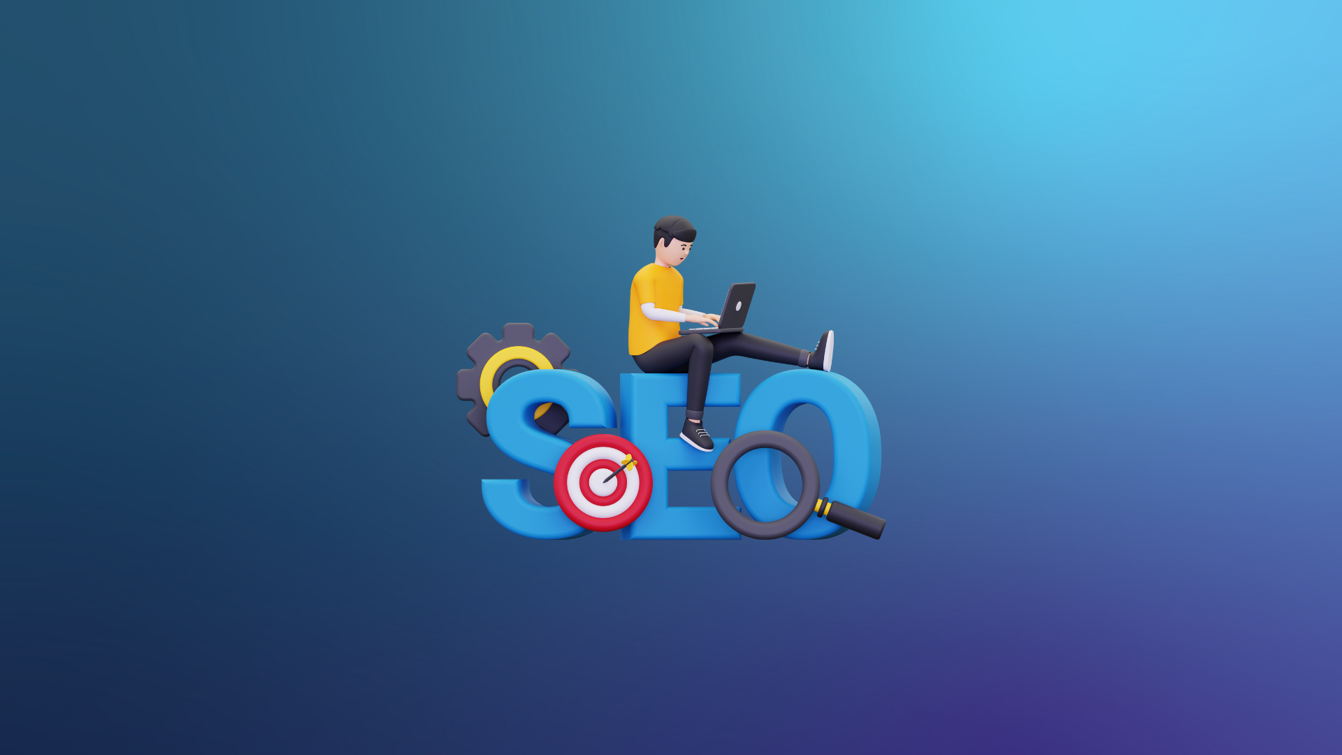 Christmas background 3D cartoon